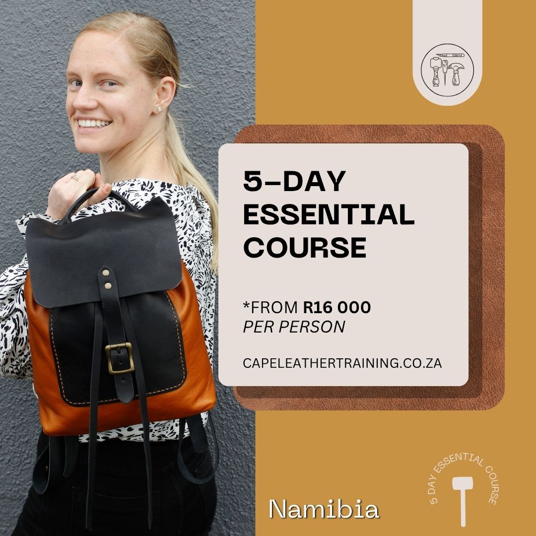 5-Day Leather Craft Courses in Namibia: Join Our Training Course Workshop Tours to Learn Skills in Leatherwork Tools