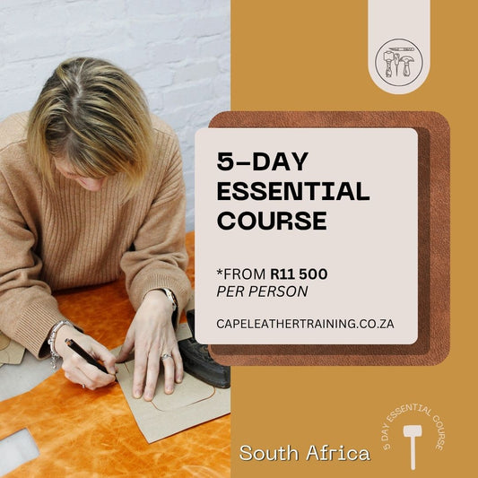 5-Day Leather Craft Short Course to Learn How To Use Leather Craft Tools - Join Our Mobile Leather Craft Workshop Across South Africa!