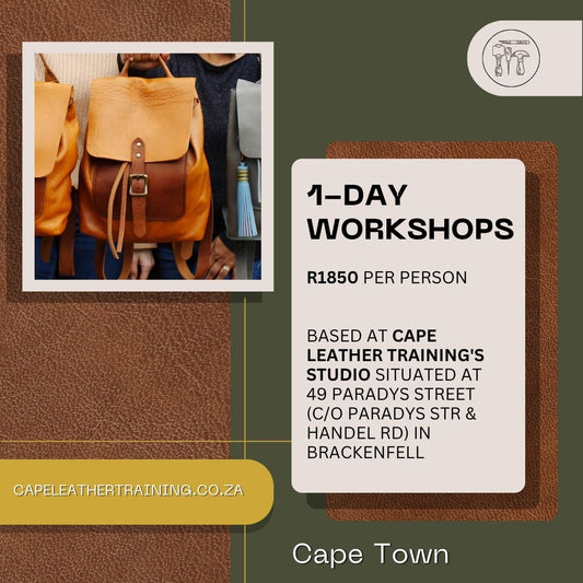 1-Day Leather Craft Workshops in Cape Town: Learn How To Use Leather Tools To Make Something Lovely!