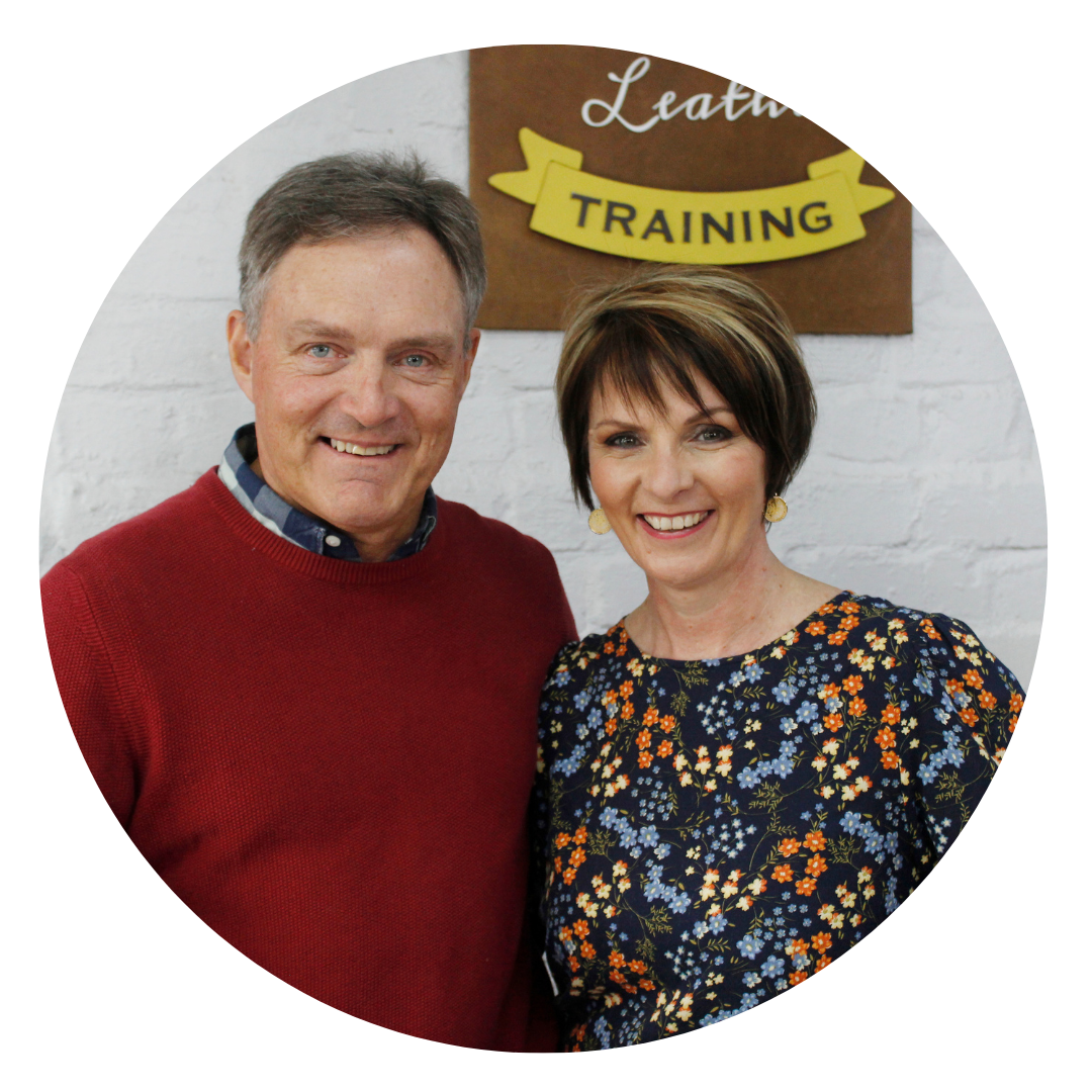 Founders of Cape Leather Training posing together after a successful leather craft session